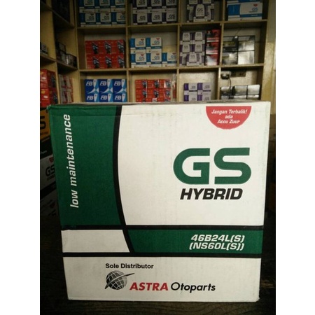 Aki Mobil Toyota Kijang Innova Gs Astra Hybrid Ns60Ls Aki Basah