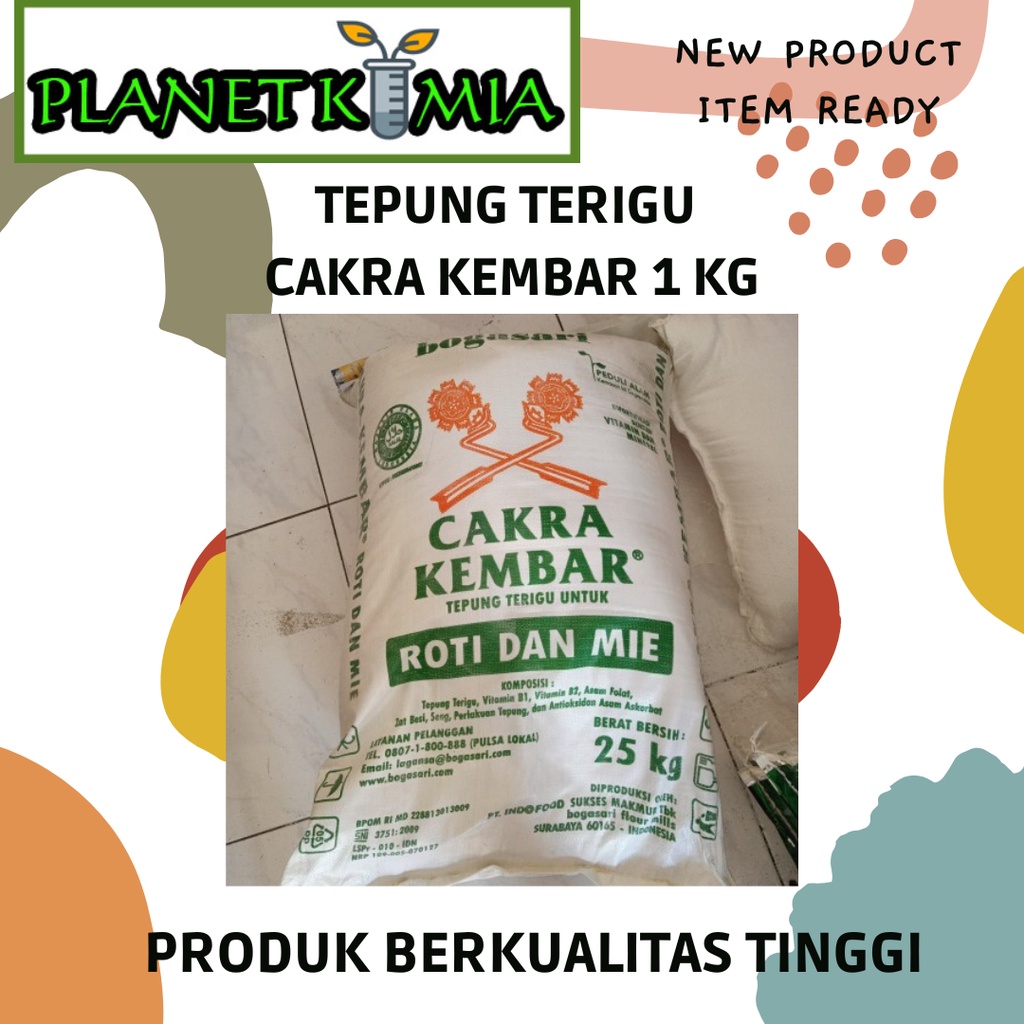 

TEPUNG CAKRA KEMBAR BEST QUALITY 1 KG