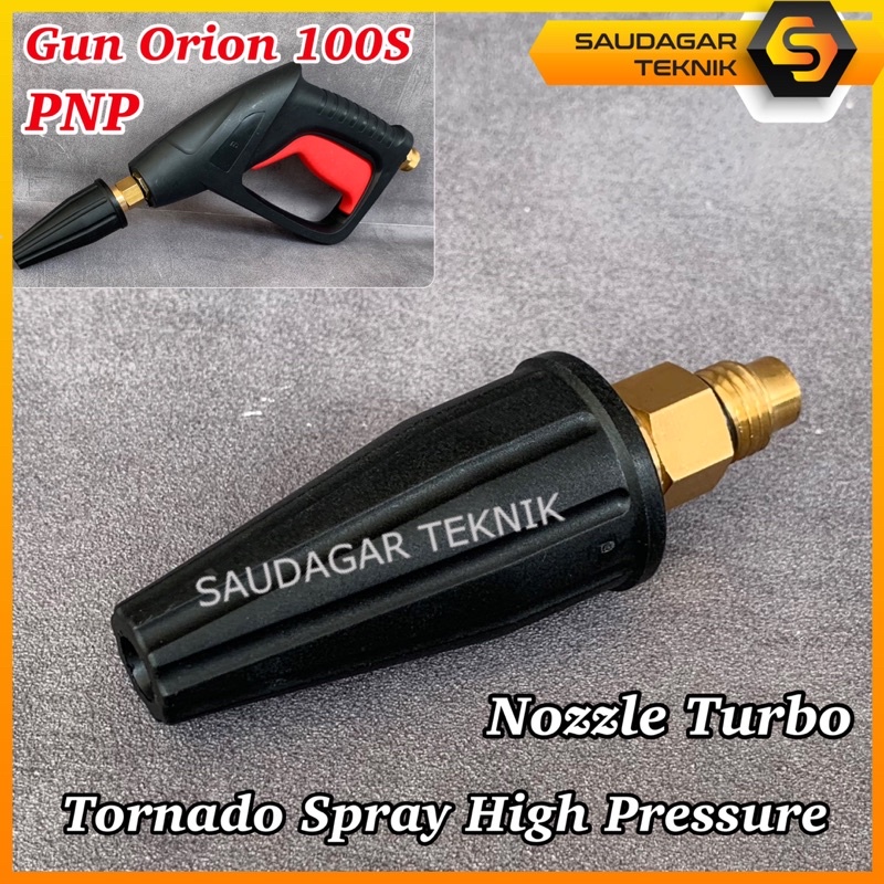 Nozzle Gun Adjustable Nozzle Putar Turbo Nozzle Jet Cleaner 100S 100SX Adjustable Nozzle Spray Gun Pendek Superjet 100S 100SX High Pressure