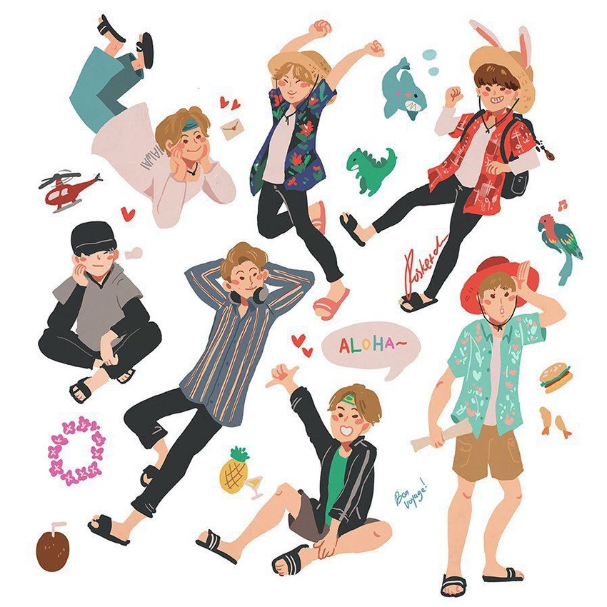 

Sticker Idol Kpop/BTS/Blackpink/kimseonho/Random aesthetic