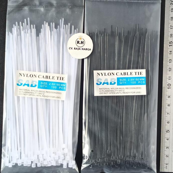 

Dasi Kabel / Pengikat Kabel / Kabel Tie / Cable Tie 15cm / 150mm cvraja44 Ayo Order