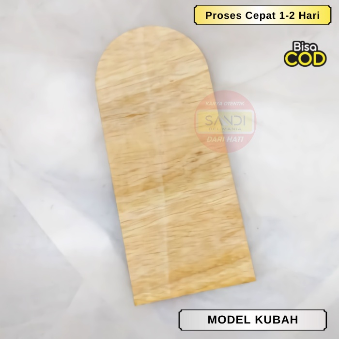 Dekorasi Mahar bentuk Kubah chipboard mahar | Hiasan mahar bentuk full kubah