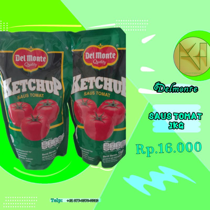 

SAUS TOMAT | DELMONTE SAUS TOMAT 1KG