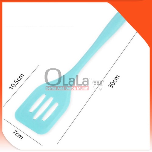 SPATULA SILICON LUBANG SUTIL SILIKON TAHAN PANAS TM-CH4232