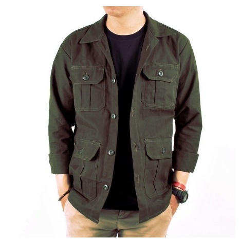 Jaket Semi Parka 4 Saku Unisex Terbaru Original Size M L XL XXL / Jaket Parka Canvas 4 Saku