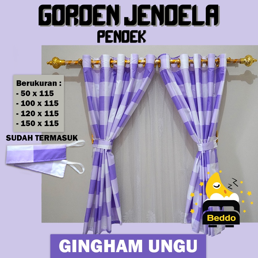 GT120 - GORDEN JENDELA MINIMALIS 10 RING EMBOSH DAN AESTHETIC