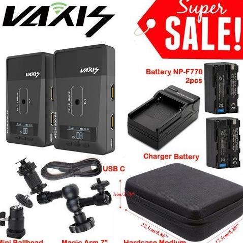 Vaxis Atom 500 HDMI Wireless HD Transmission Paket Komplit (No Box)