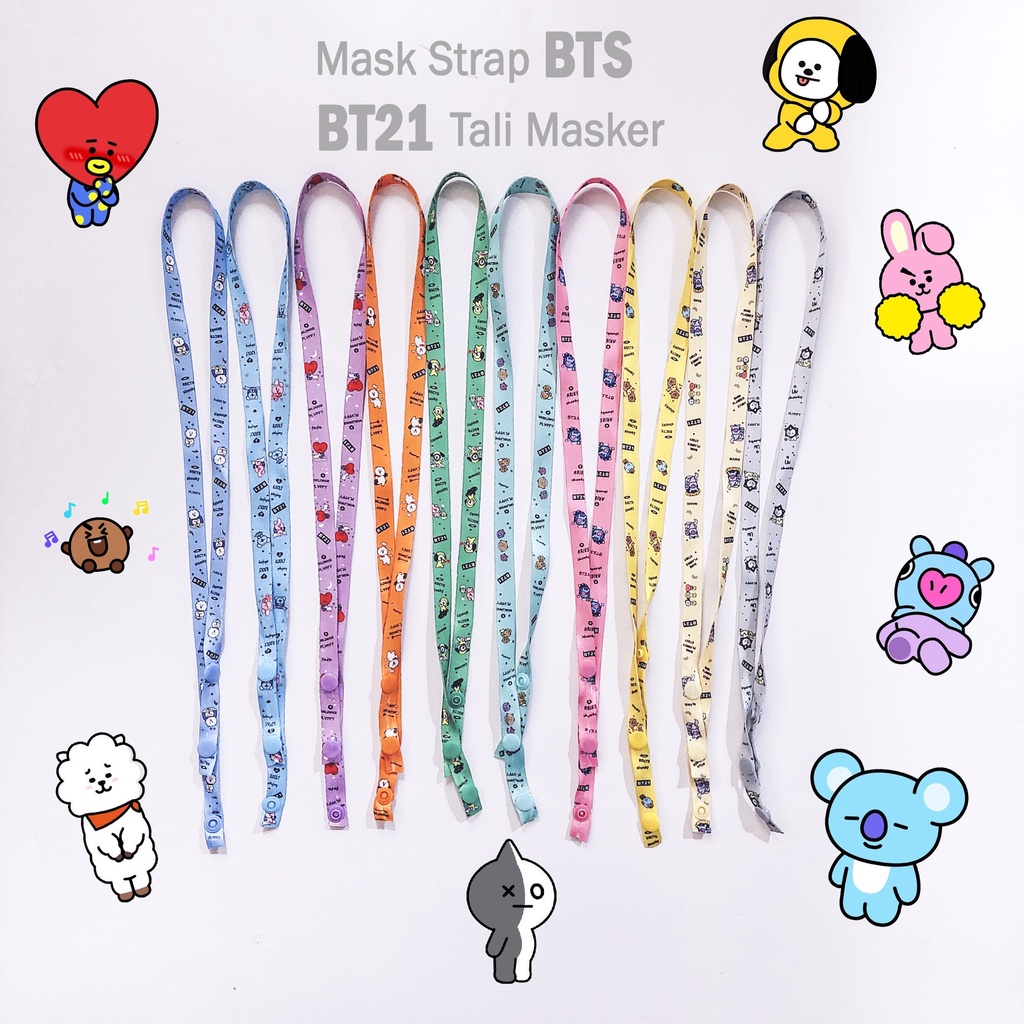 MASK STRAP BTS - BT21 TALI MASKER