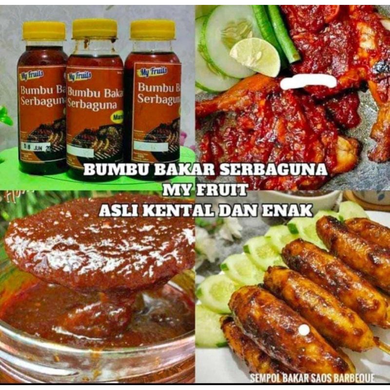 

BUMBU BAKAR SERBAGUNA HOME MADE ENAK BANGET 135gr