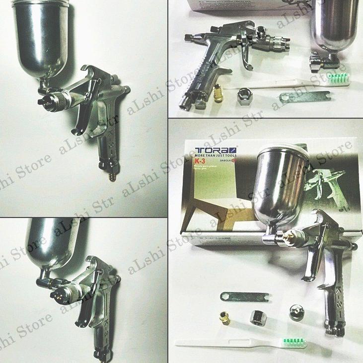 Terlaris.. Spray Gun K-3 Alat Semprot Cat Tabung Atas K3 Tora