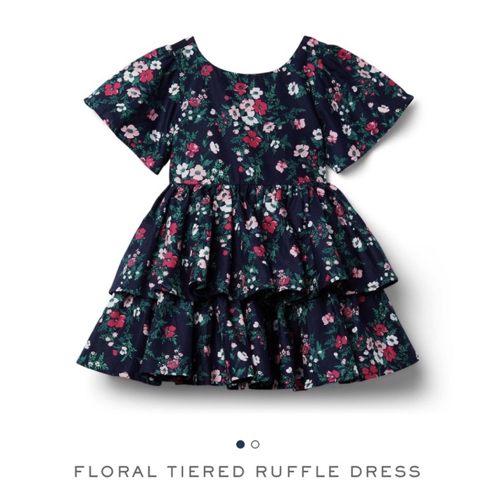 Janie and Jack Floral Ruffle Dress