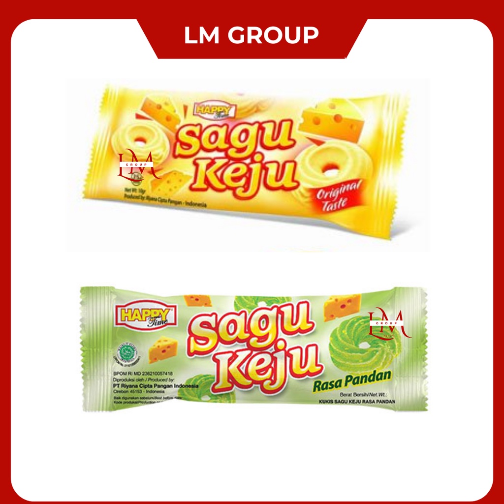 Sagu Keju Kue Kering Happy Time 1 Pack Isi 20 pcs @10gr