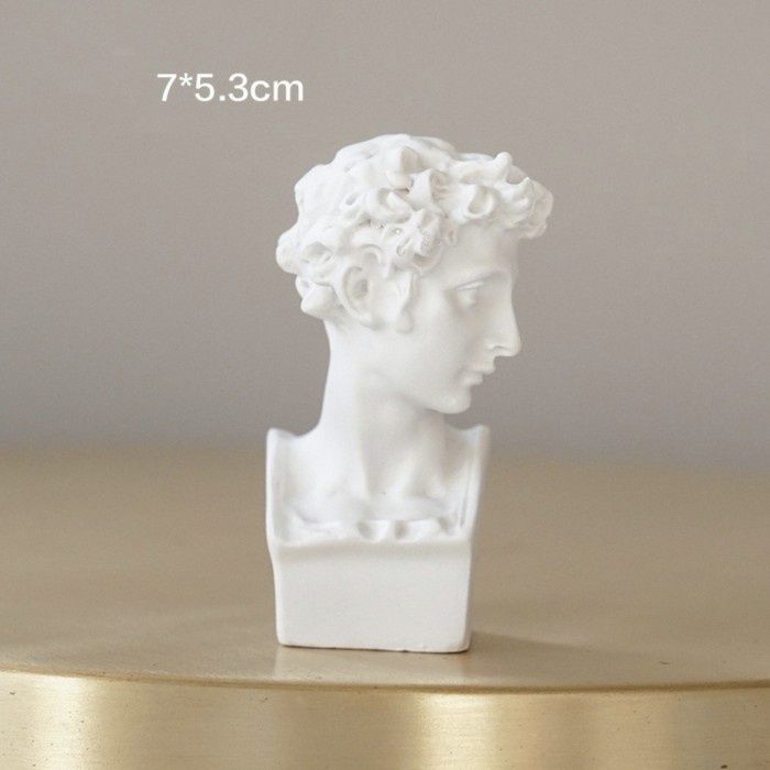 MINI RESIN GREEK STATUE/ PATUNG DEWA YUNANI MINI PROPERTI FOTO VINTAGE