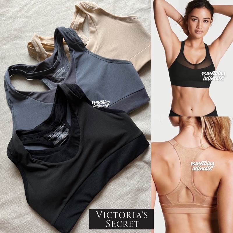 VICTORIA'S SECRET Minimizer Padded No Wire Coussine Racerback Sport Bra Busty Jumbo Size High Impact