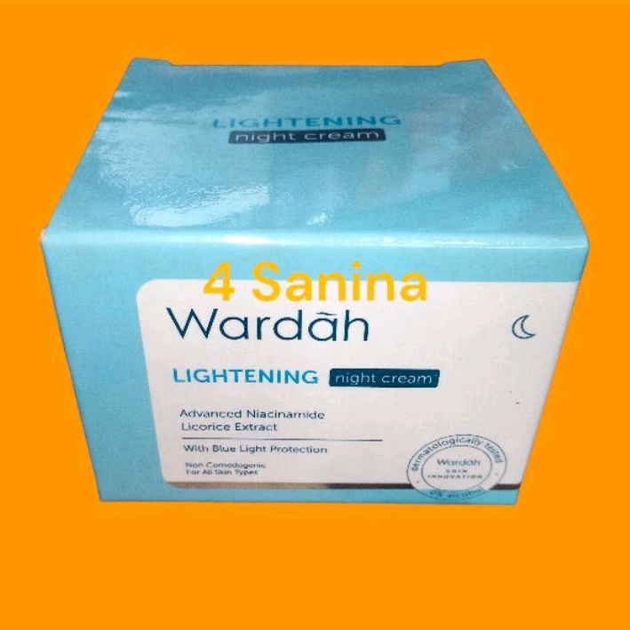 WARDAH NIGHT CREAM 30 GR / WARDAH LIGHTENING CREAM