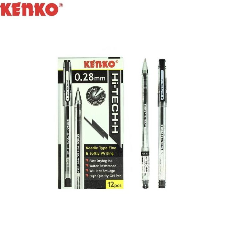 

(|D-PQ|)✯✔ Pulpen Kenko Hitech-H / 0.28 / (1pak/12pcs) pasti dikirim