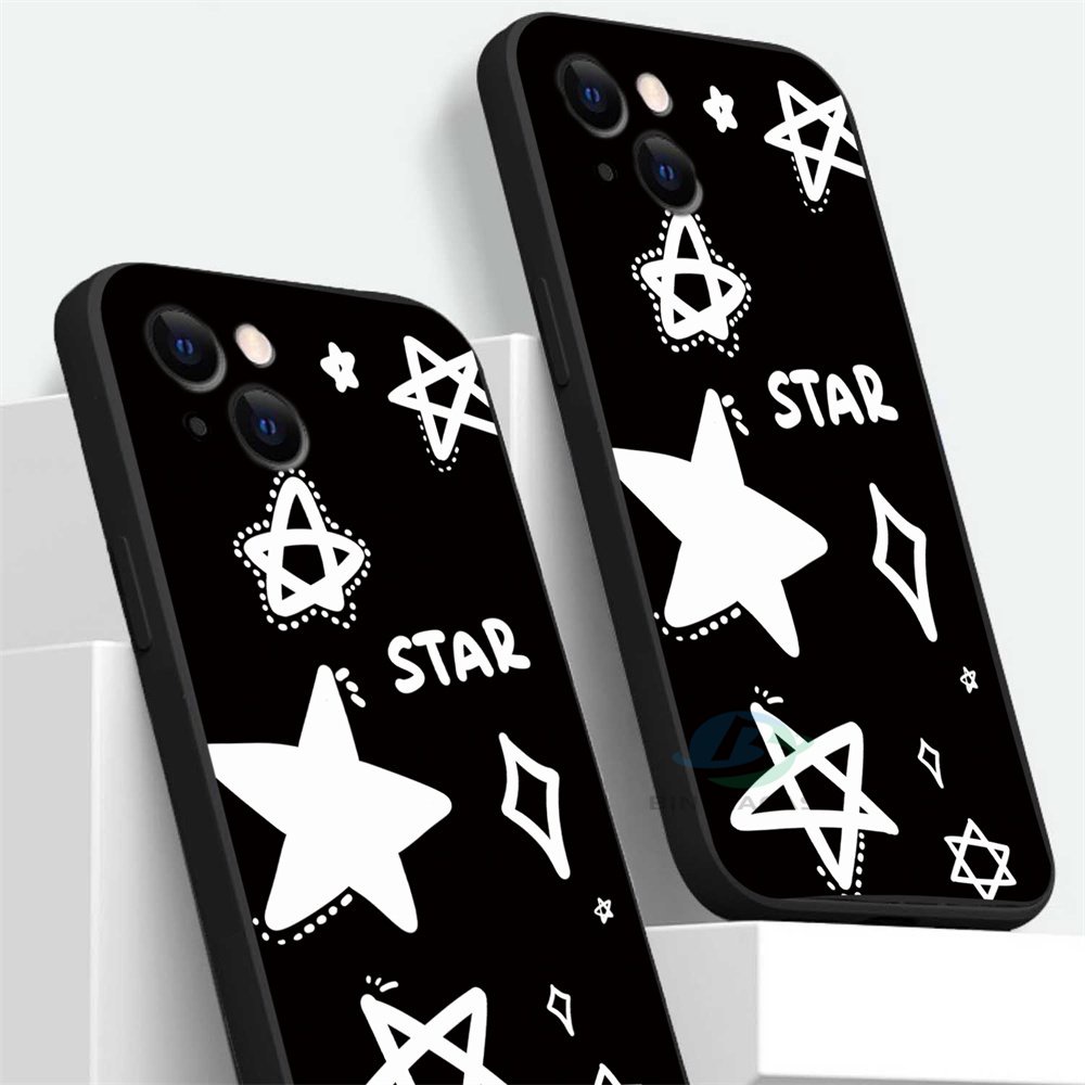 Huawei P30 Lite Nova 5T Nova 3i Nova 7i Y6P Y7A Y6 Pro Y7 Pro 2019 Y9S Bintang Graffiti Lembut Silikon Casing Ponsel Binteacase