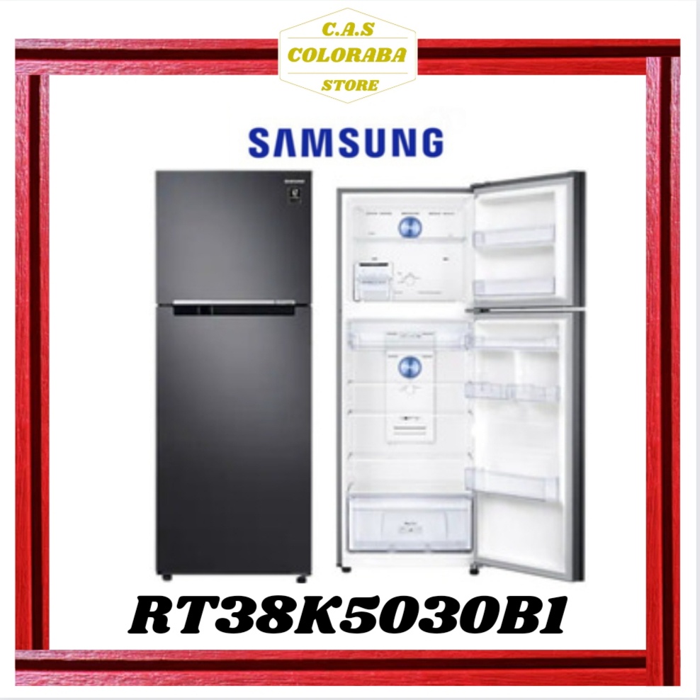 KULKAS SAMSUNG RT38K5030B1 Kulkas 2 Pintu Twin Cooling Plus RT38K5030