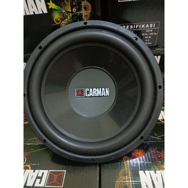 Promo.. Subwoofer Best Seller CARMAN CM-1288 New.12" Double Voice Coil.Super Bass..