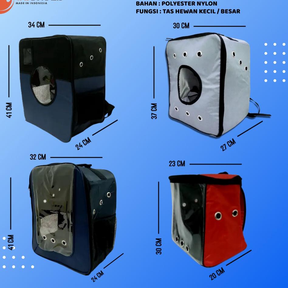 ₲ TAS TRAVEL BAWA HEWAN PET CARGO CARRIER KUCING ANJING BURUNG SELEMPANG JINJING BOX CAGE BAG TASHW 