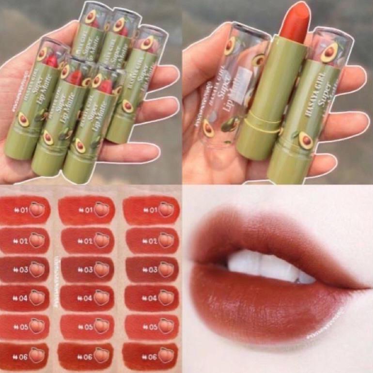 ⇝ HASAYA LIPSTICK AVOCADO - Hasaya girl super lipbalm matte alpukat lipstick avocado hasaya ⇭