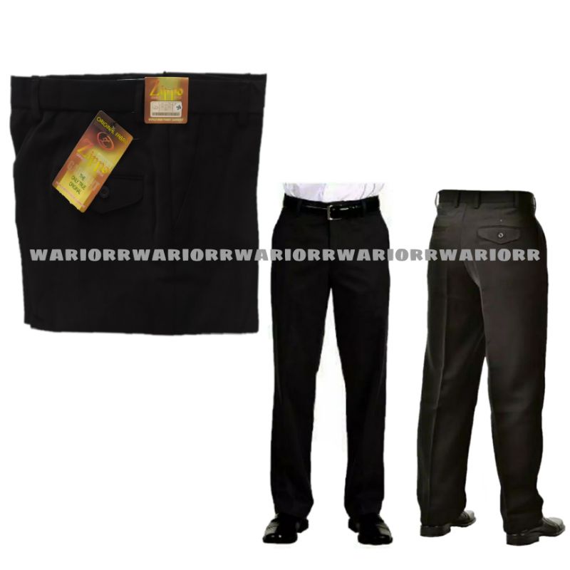Celana Formal Pria Kerja Standar Kantor Bahan Kain Teflon Size 27-38 Murah Adem