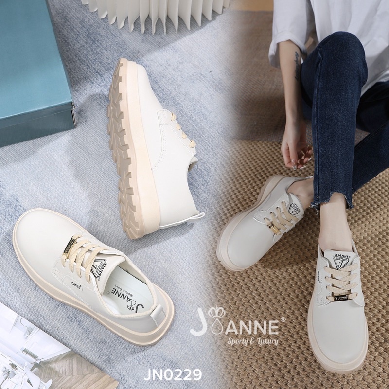 [ORIGINAL] JOANNE Leather Sneakers Shoes Sepatu Wanita #JN0229