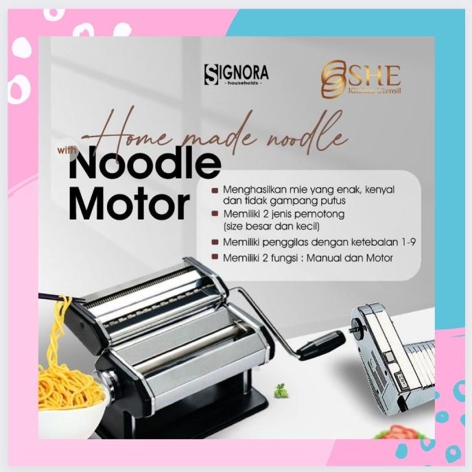 Noodle maker Pasta maker Signora mesin mie Signora