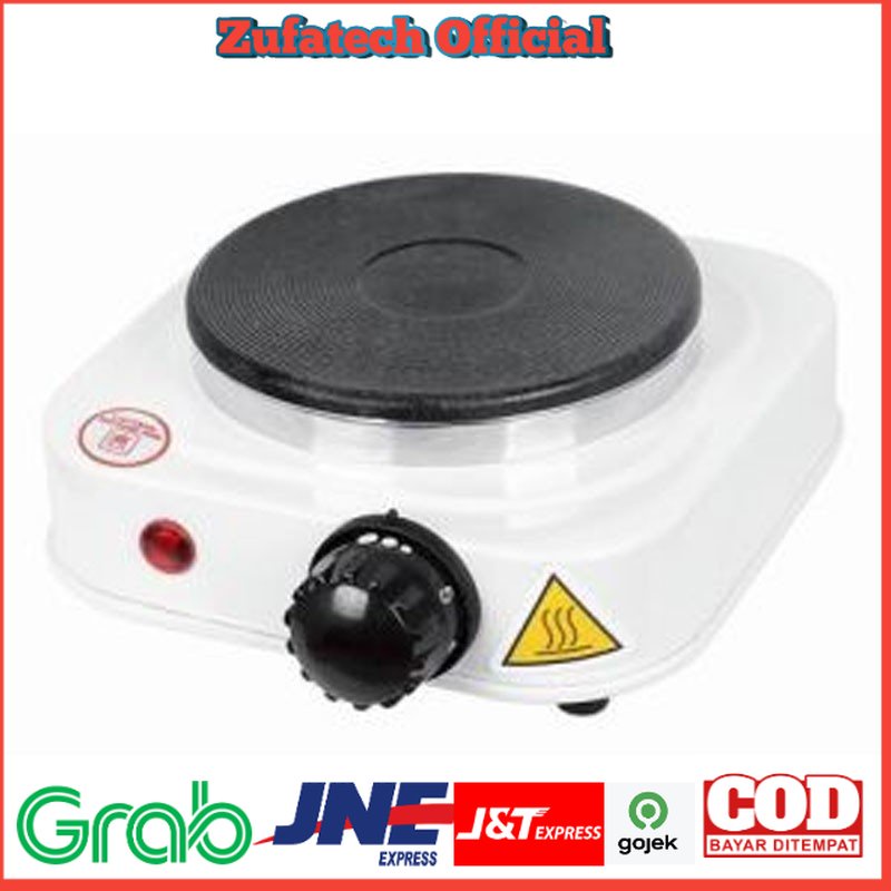 Taffware Kompor Elektrik Pemanas Air Kopi Susu Minuman Mini Heater Stove Pot 500W - HP-500A - White