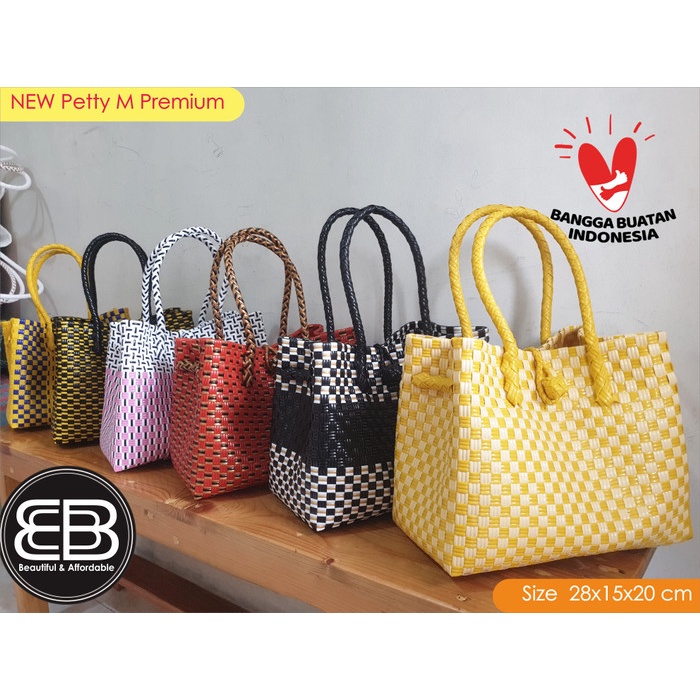 Jaly Petty Medium Premium | Tas Anyaman Plastik