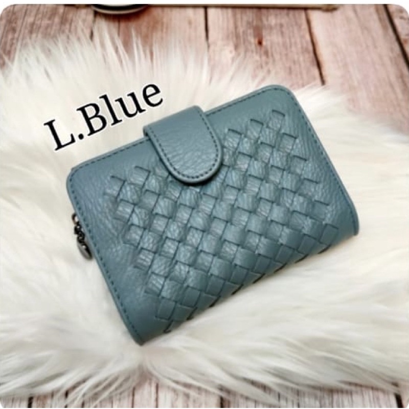 Dompet lipat anyam wanita import