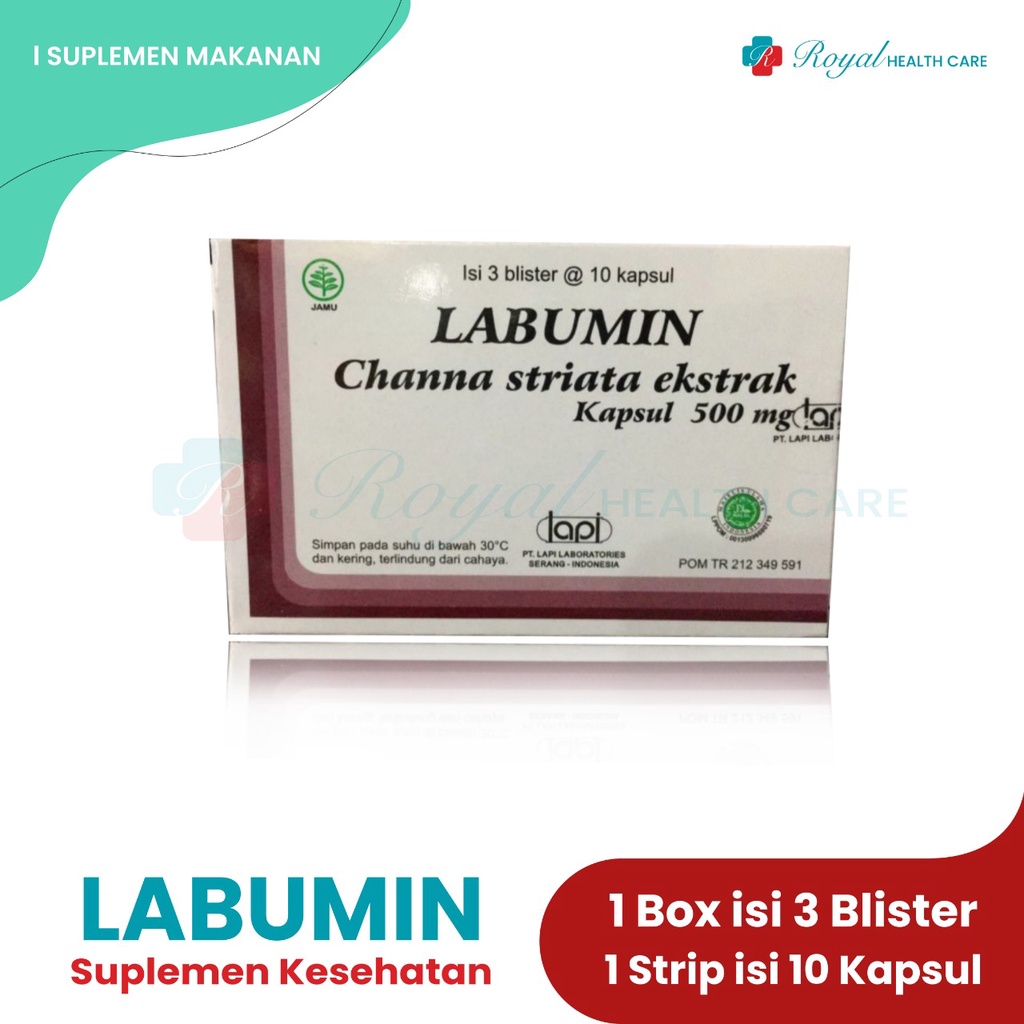 LABUMIN BOX 30 Kapsul Meningkatkan Kadar Albumin Dan Hemoglobin