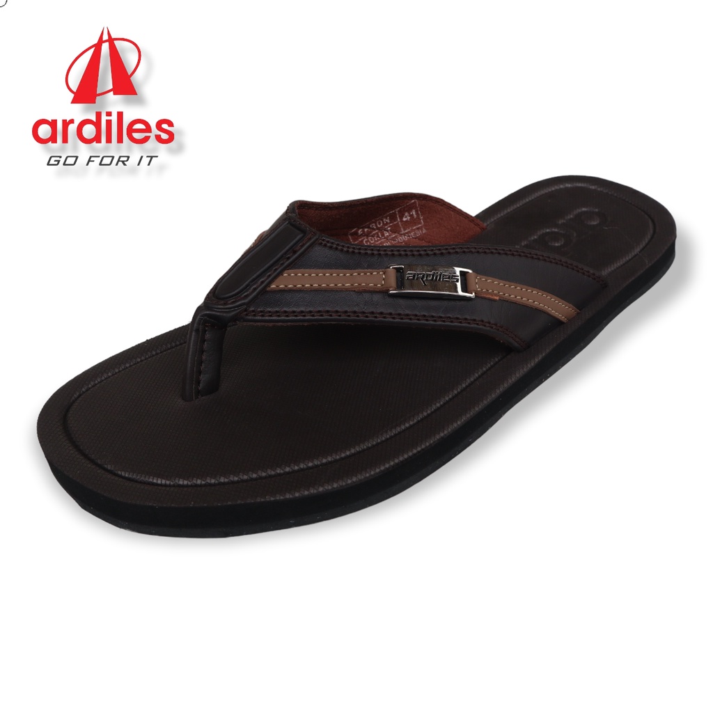 ARDILES Ekron Sandal Jepit Pria Dewasa Hitam Kekinian Sendal Cowok Keren Sandal Kasual