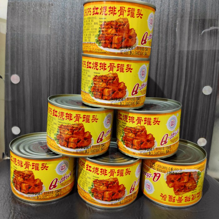 

Widyatmogrosir - Q3 Stewed Pork Iga Babi Paikut Kaleng Pork Chop Pai Kut ( Non Halal )