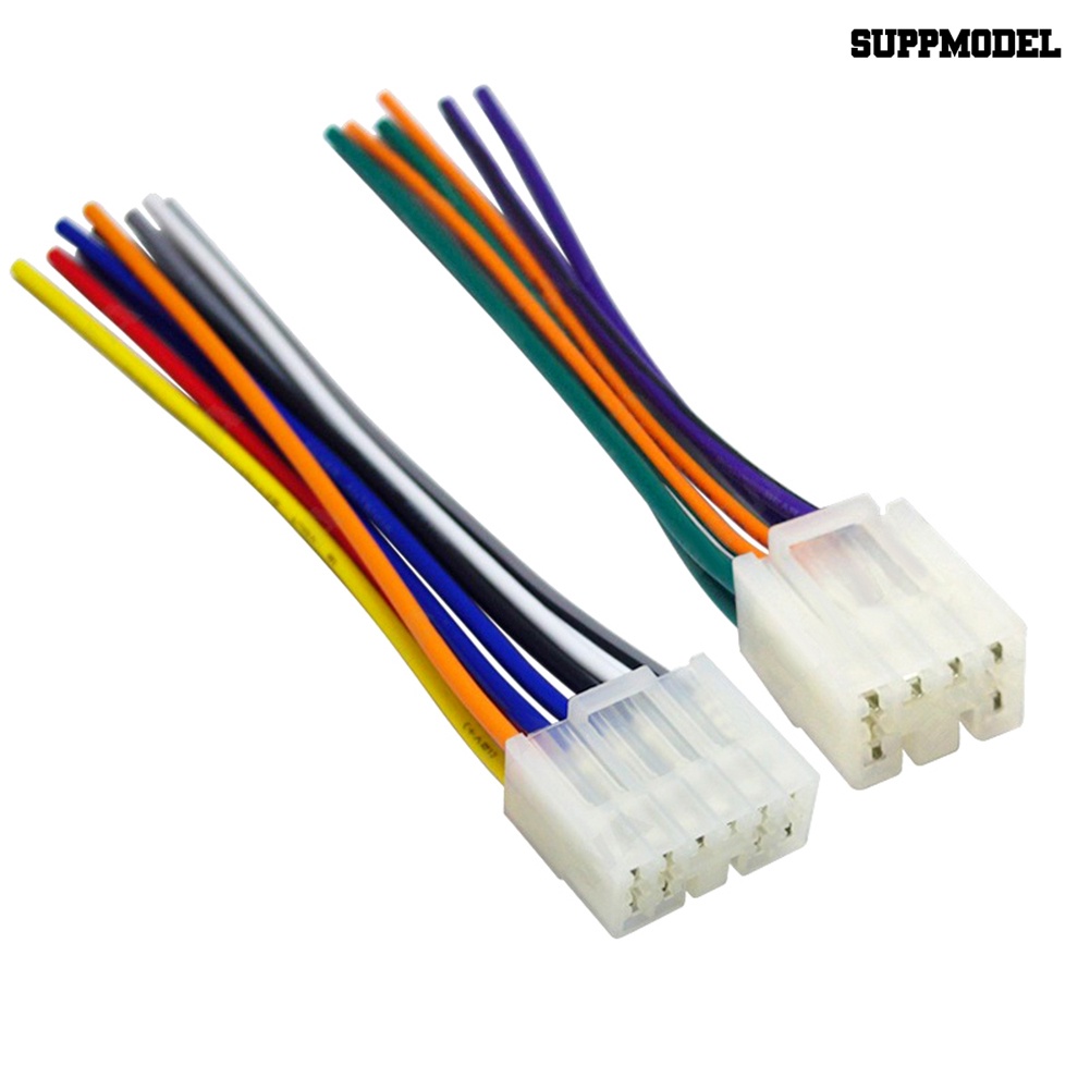 [Auto] 2pcs Car Radio Stereo CD Player Wiring Harness Kabel Instalasi Kit Untuk Toyota