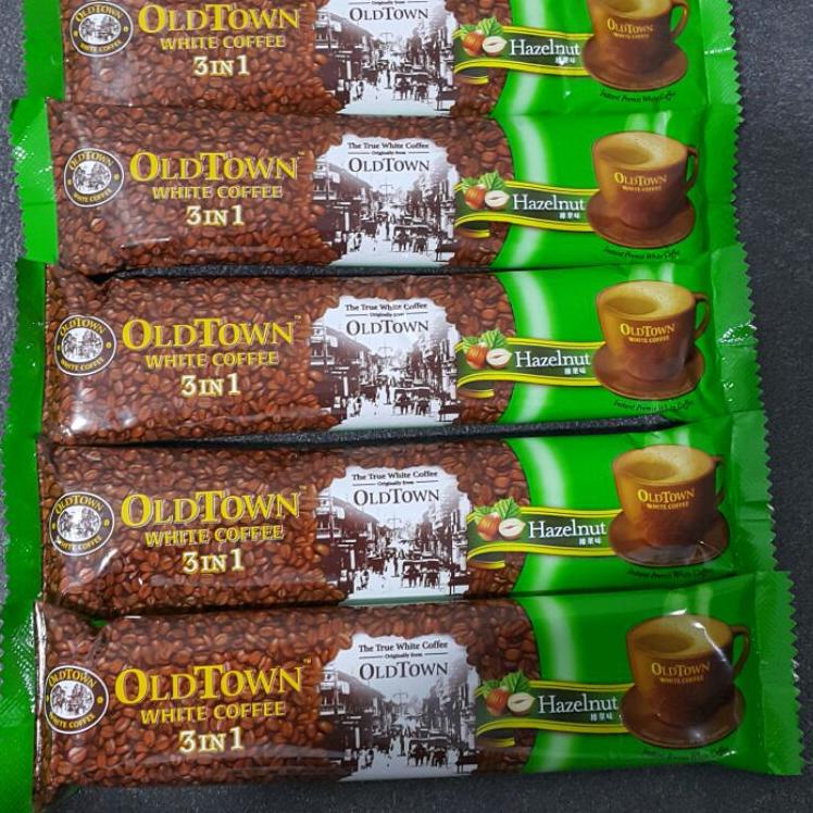 

[W-92]⭐️☛ OldTown White Coffee Hazelnut 3in1 Kopi Sachet Eceran proses cepat