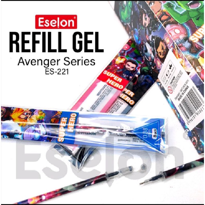 

1 pcs refil pulpen gel avengres ES221/Refil pulpen gel eselon