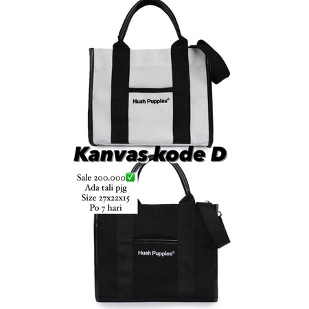 kanvas bag Hush Puppies sale