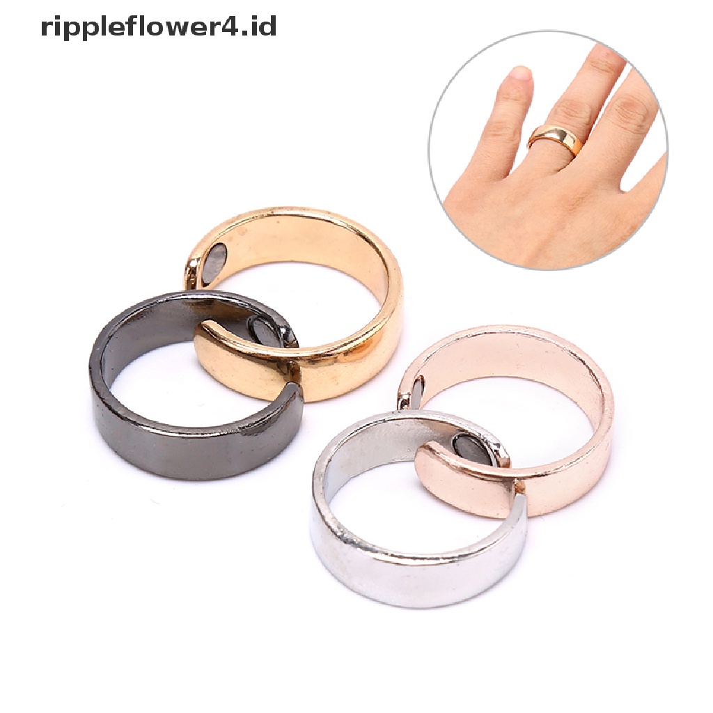 {rippleflower4.id} Terapi Magnet Perawatan Alami Akupuntur Anti Jari Ring Reflexoy~