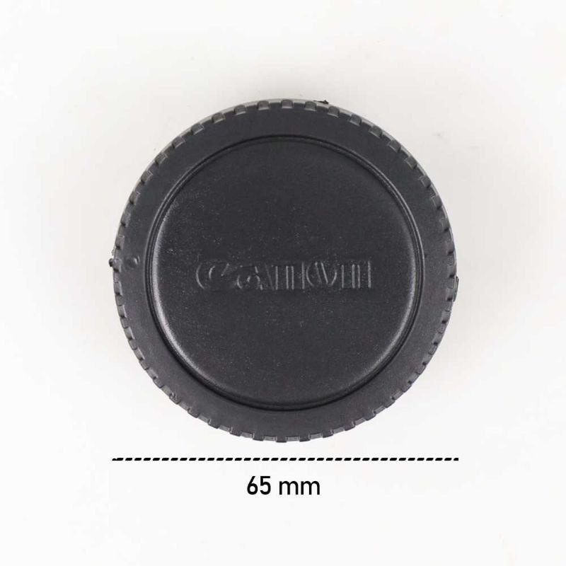 Front Cover &amp; Rear Lens Cap for Canon (With Logo)