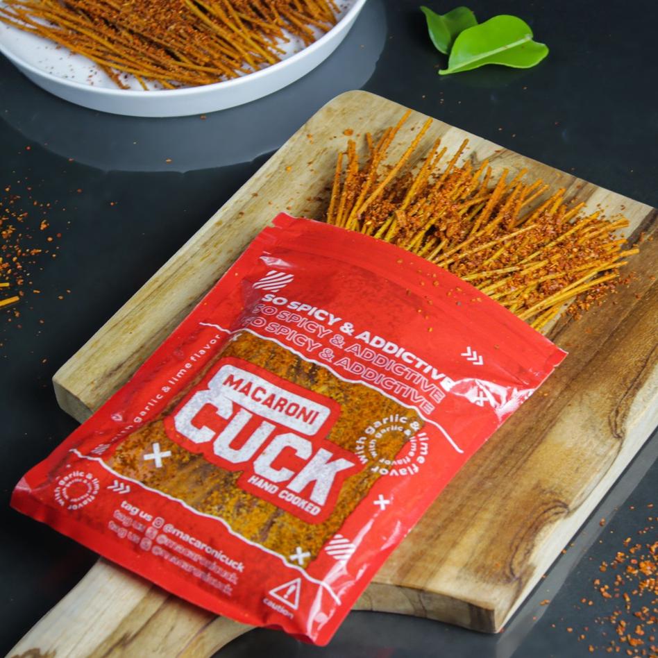 

⤴ Mie Lidi Pedas Daun Jeruk CUCK Kemasan 80 Gram ヵ