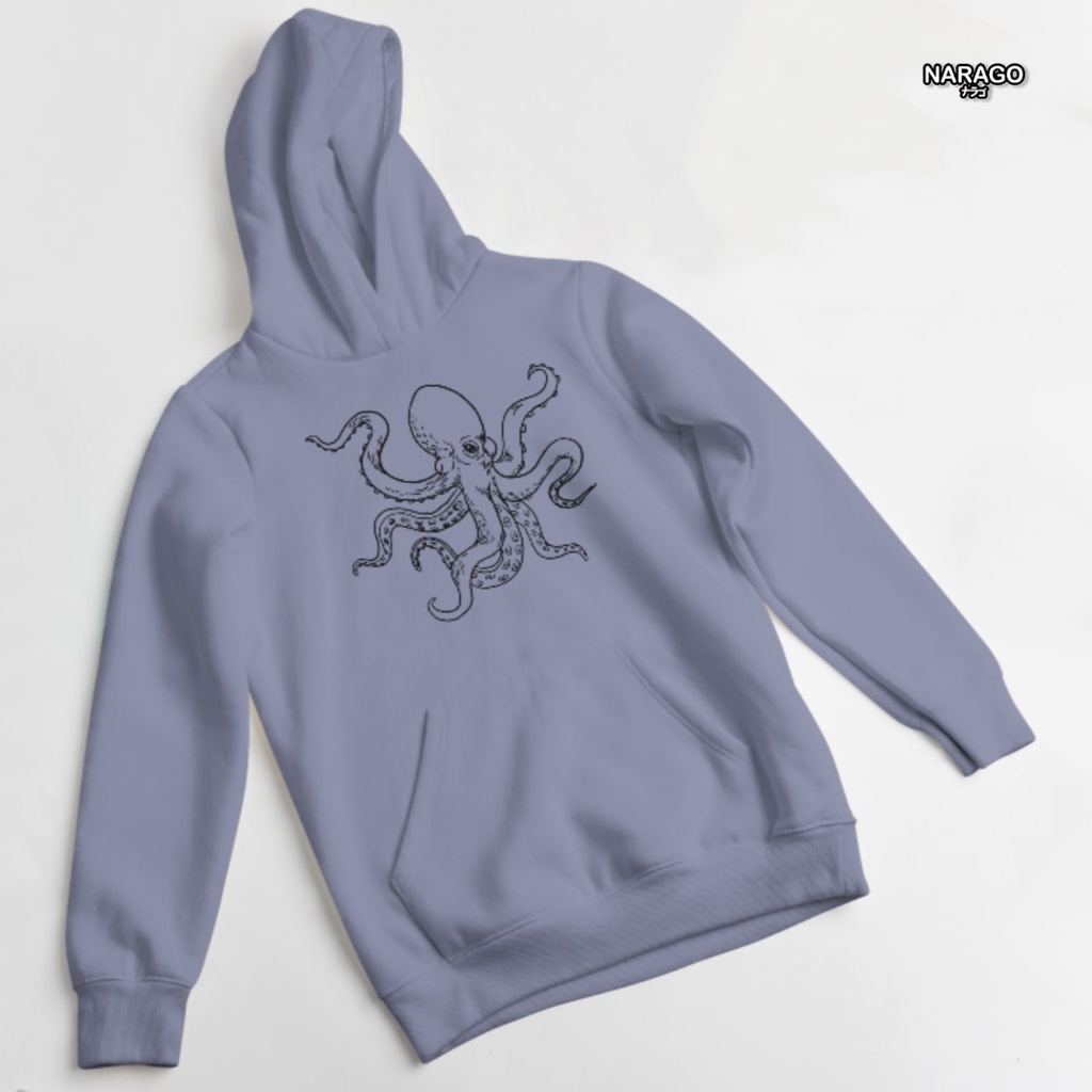 Nara.Grosir - Hoodie Jumper Octopus l Sweater Hodie Unisex