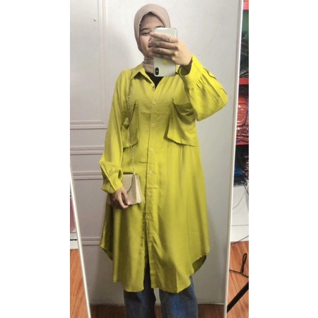 FAMOUS TUNIK - KATUN RAYON  - TERBARU - PAKAIAN WANITA - BISA COD