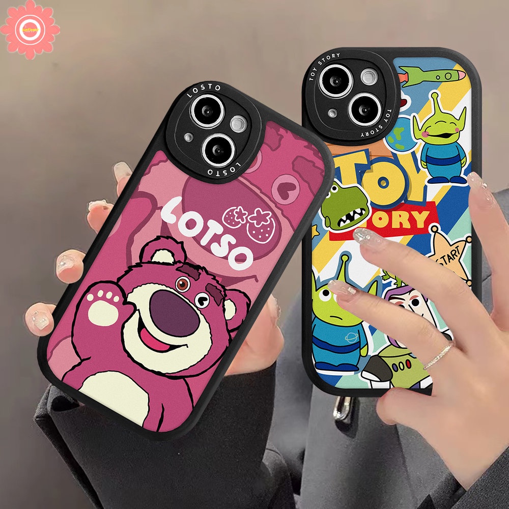 Redmi Note10 8 9 10s 10Pro 9Pro 9s 11 11s Redmi 12C 10 9A 9T 9 9C 10C 10A POCO M3 POCO X3 NFC Pro Mi 12 11 Lite 11T Cute Strawberry Bear Manyo Toy Story Soft Case