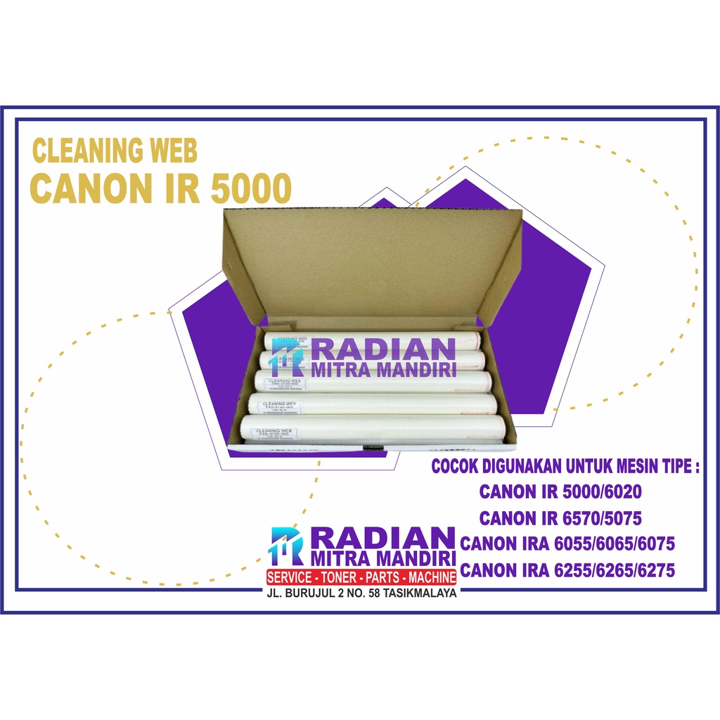 CLEANING WEB MESIN FOTOCOPY CANON IR5000 IR6000 IR5020 IR6000 IR 6570 IR5570 IR5075 IRA6275