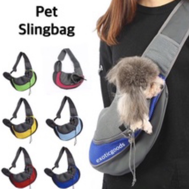 Tas Selempang / Pet Carrier bahan Breathable