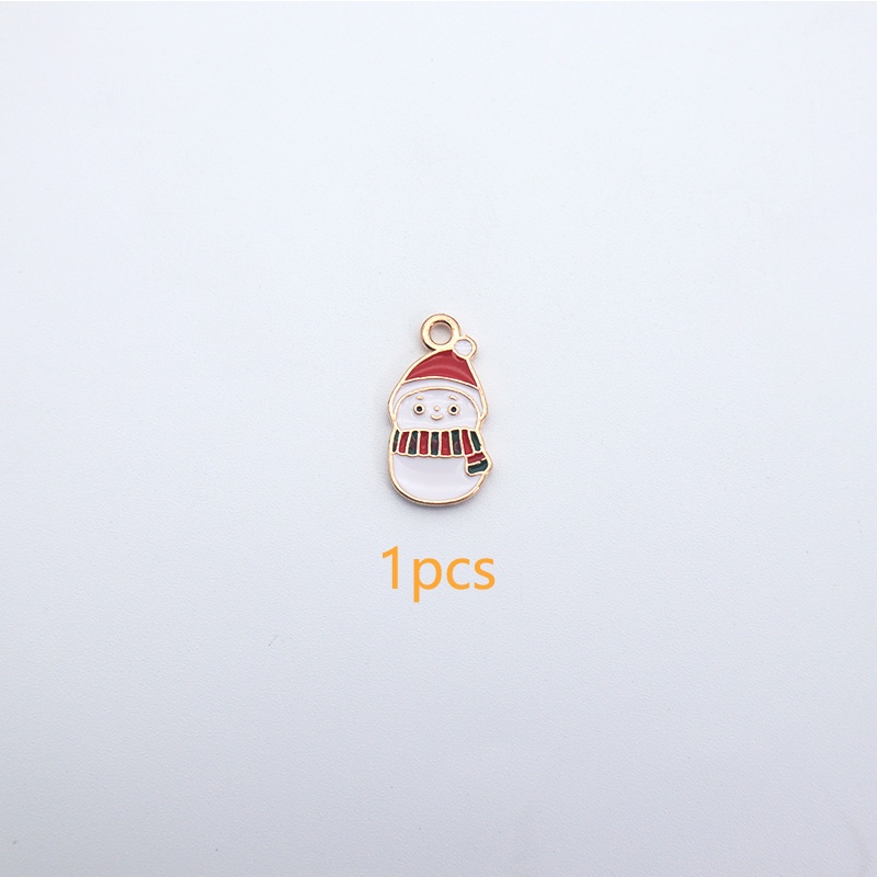 Kalung Aksesoris 8 Pcs Santa Claus Liontin Wanita Siswa Anak Paduan Liontin Aksesoris Fashion