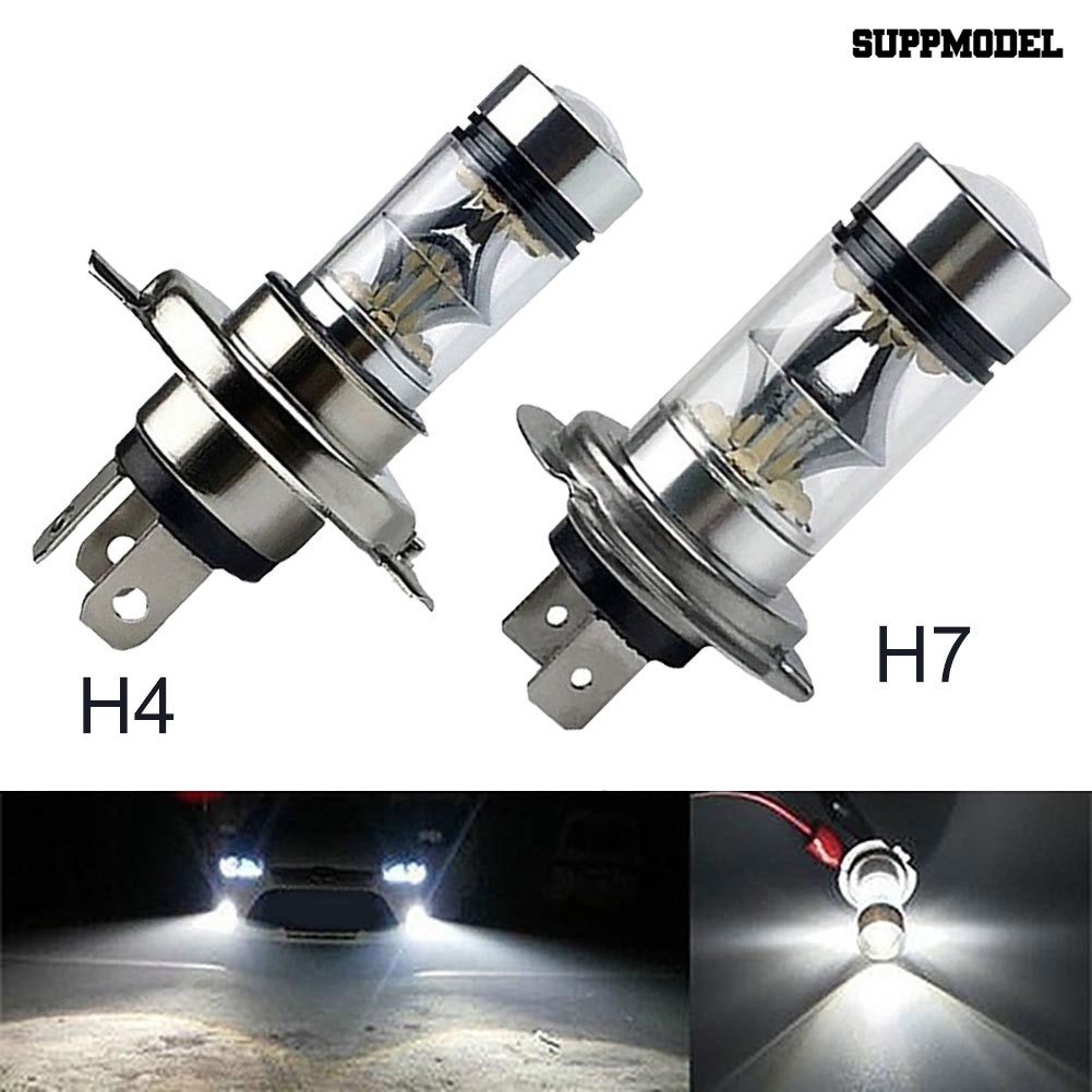 [Dekorasi] Lampu Mobil Super Terang Kuat Tembus Paduan Aluminium 12V Bohlam Halogen Mengemudi Lampu Depan Perlengkapan Kendaraan