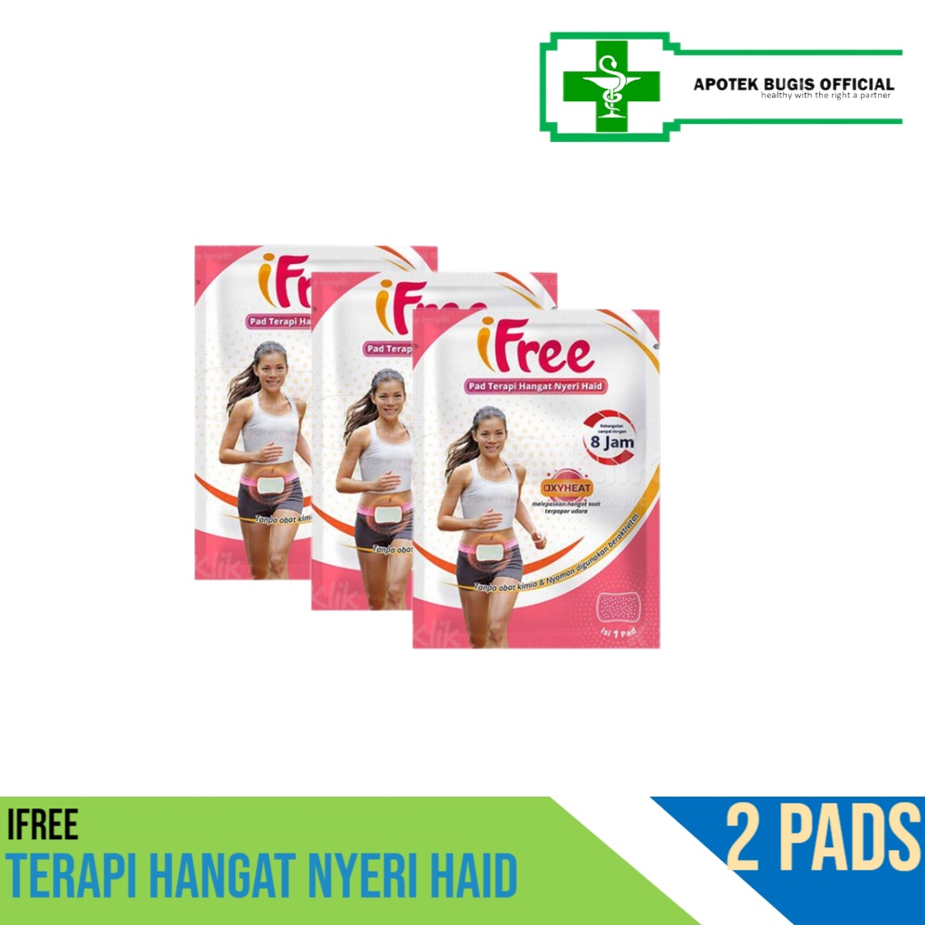 Ifree Heat Pad / Terapi Hangat untuk Nyeri saas Haid - isi 2 pcs
