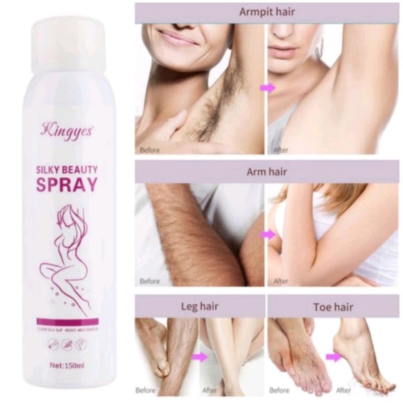 KINGYES Spray Perontok Bulu | Hair Removal Spray